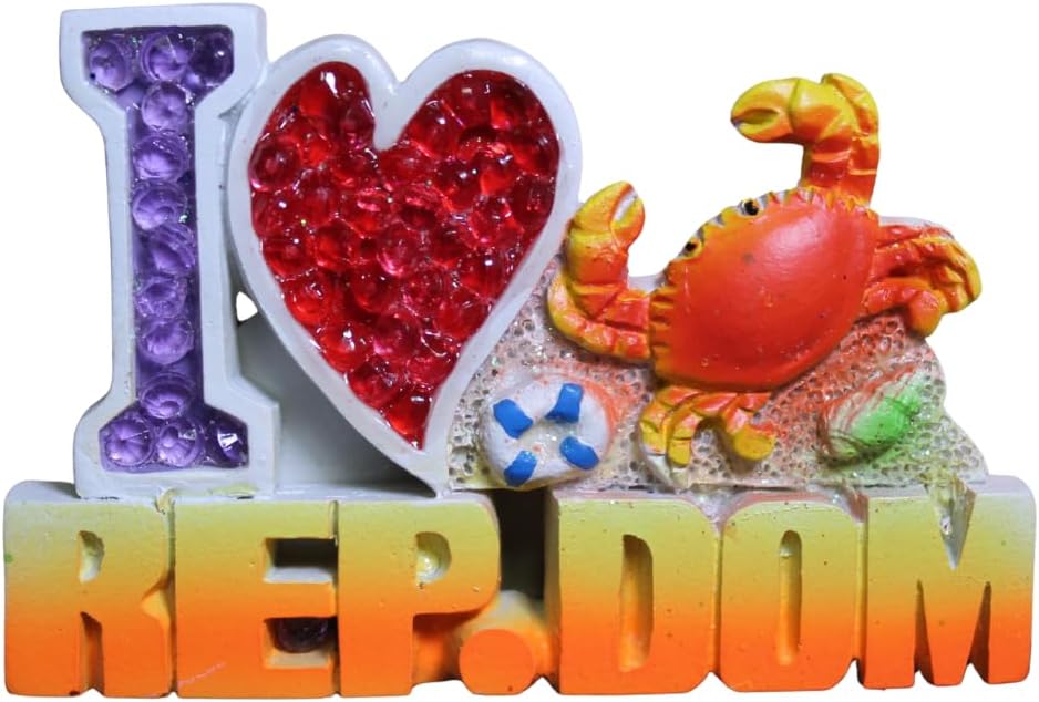 Dominican Resin Fridge Magnet | Amazon