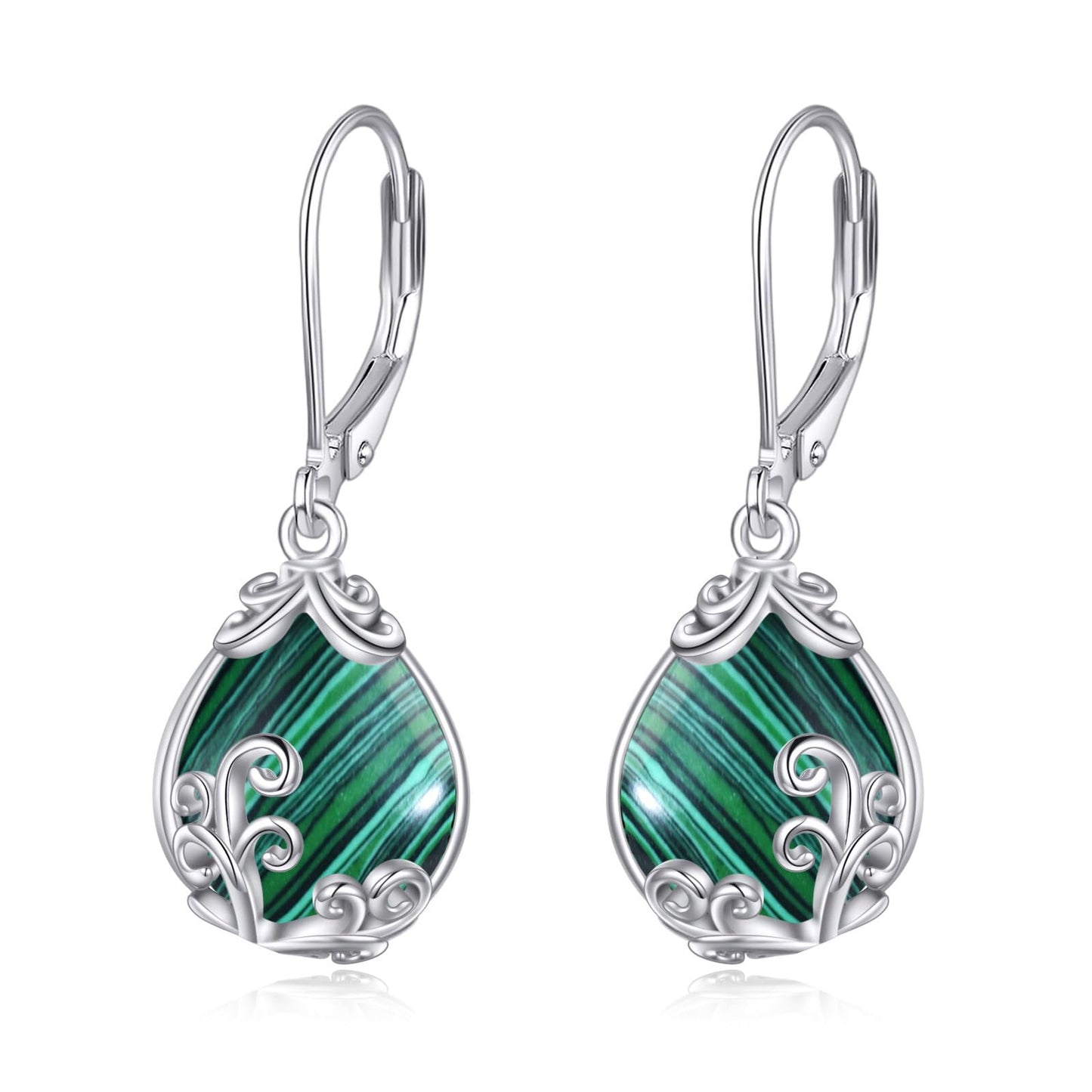 Larimar Teardrop Earrings 925 Silver | Amazon
