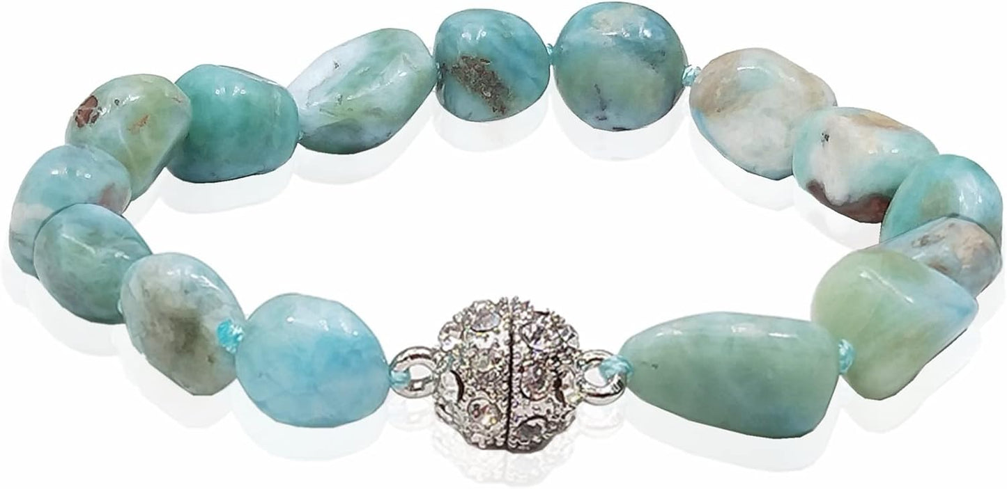 Larimar Bracelet Magnetic Clasp | Amazon
