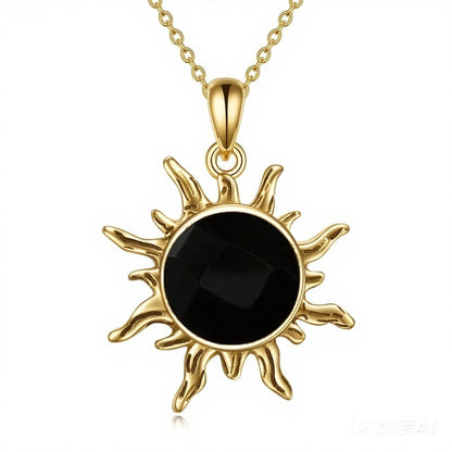 Collana con Sole Larimar | Amazon