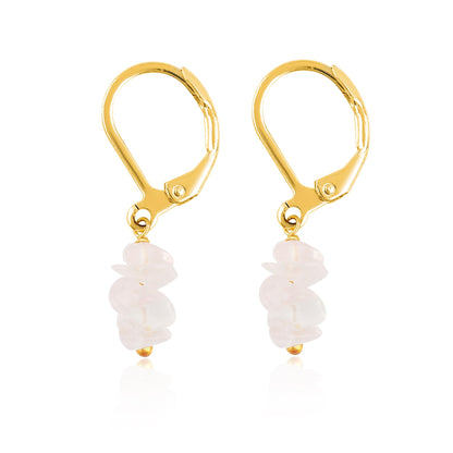 Larimar Chip Earrings Gold | Amazon