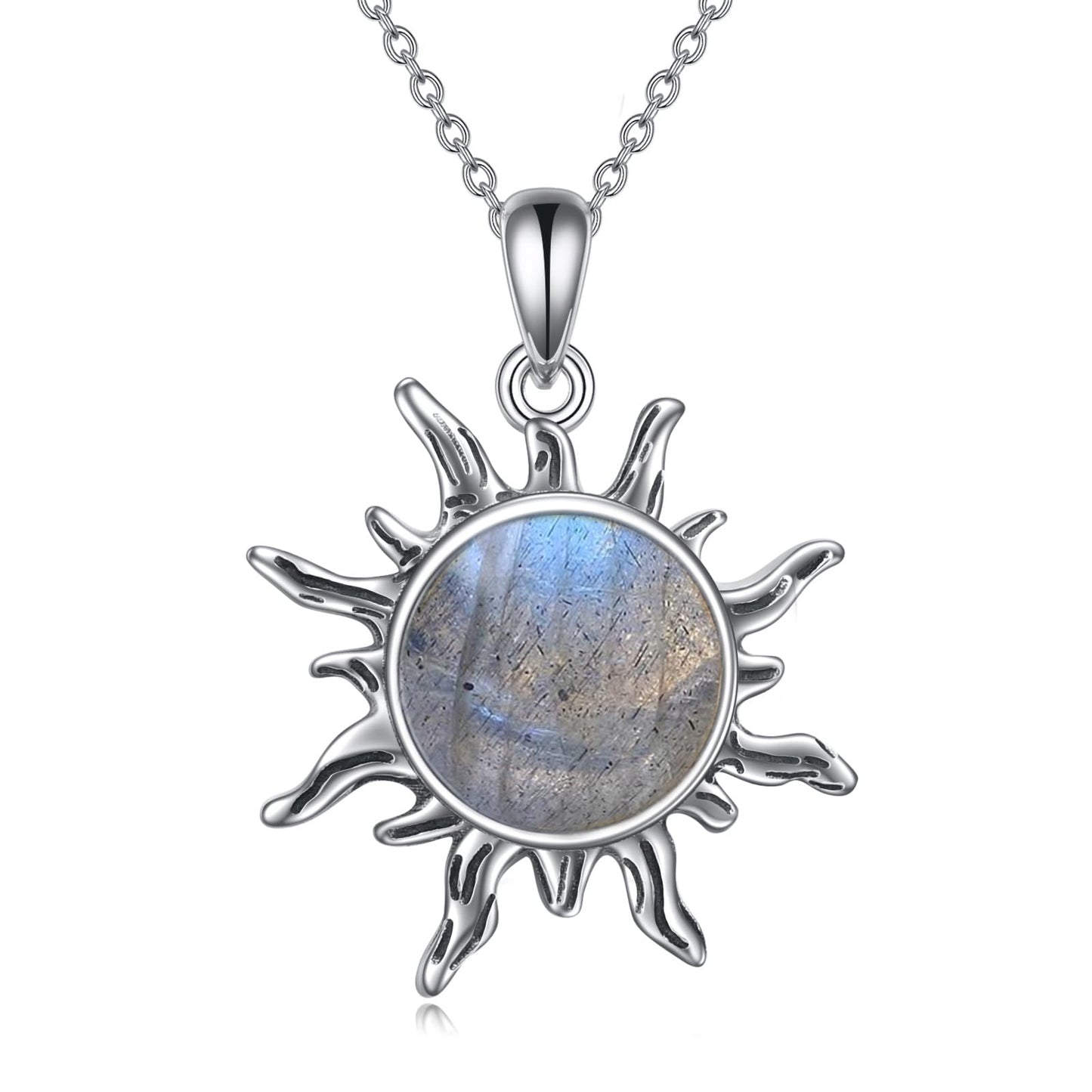 Collana con Sole Larimar | Amazon
