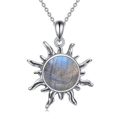 Collana con Sole Larimar | Amazon