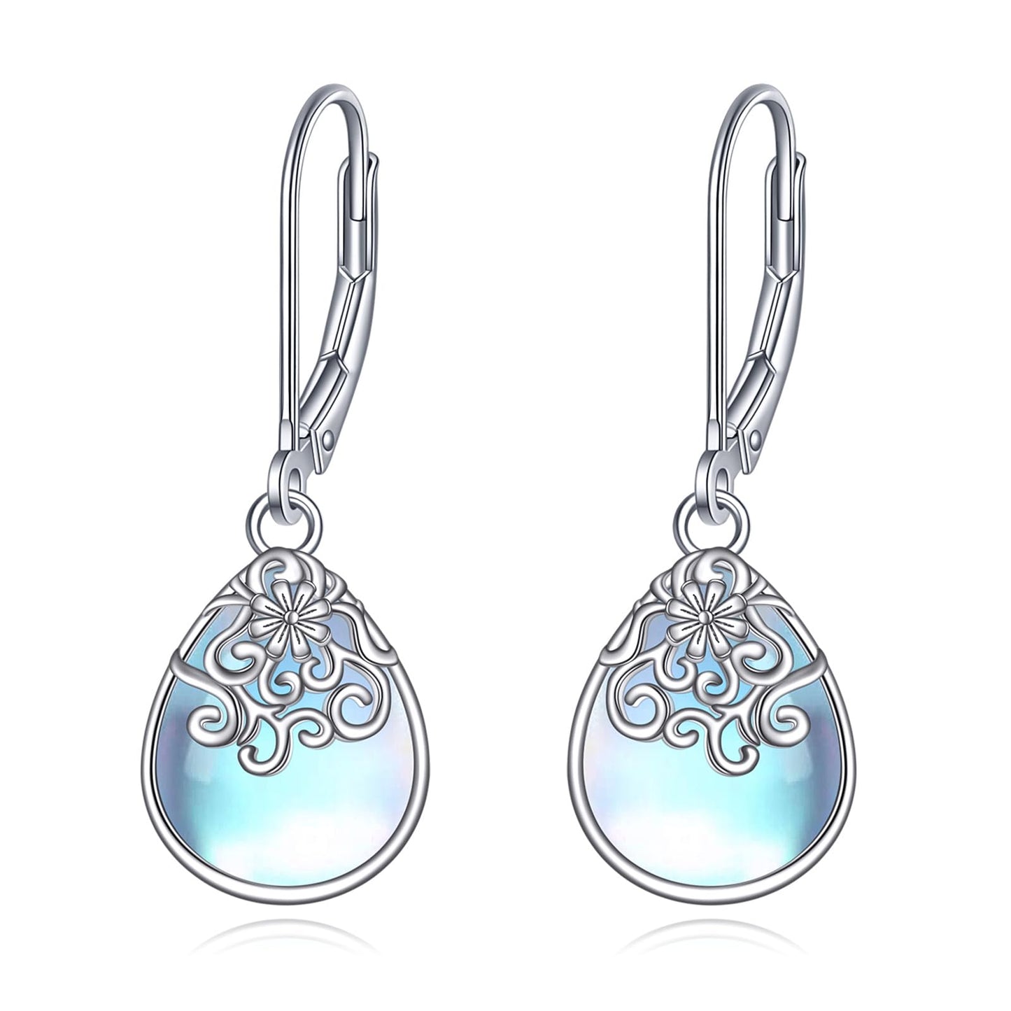 Larimar Teardrop Earrings 925 Silver | Amazon