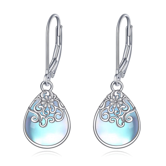 Orecchini a Goccia Larimar in Argento 925 | Amazon