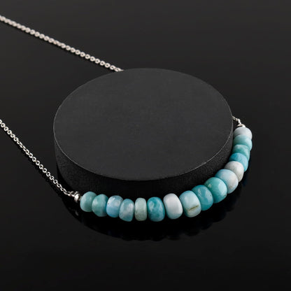 Collana con Barrette di Perline Larimar | Amazon