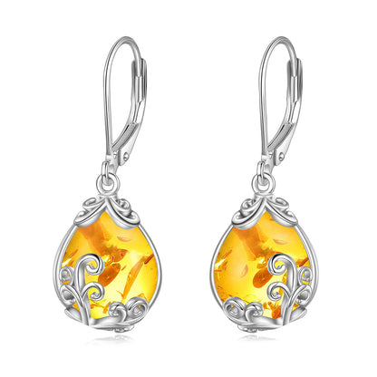 Larimar Teardrop Earrings 925 Silver | Amazon