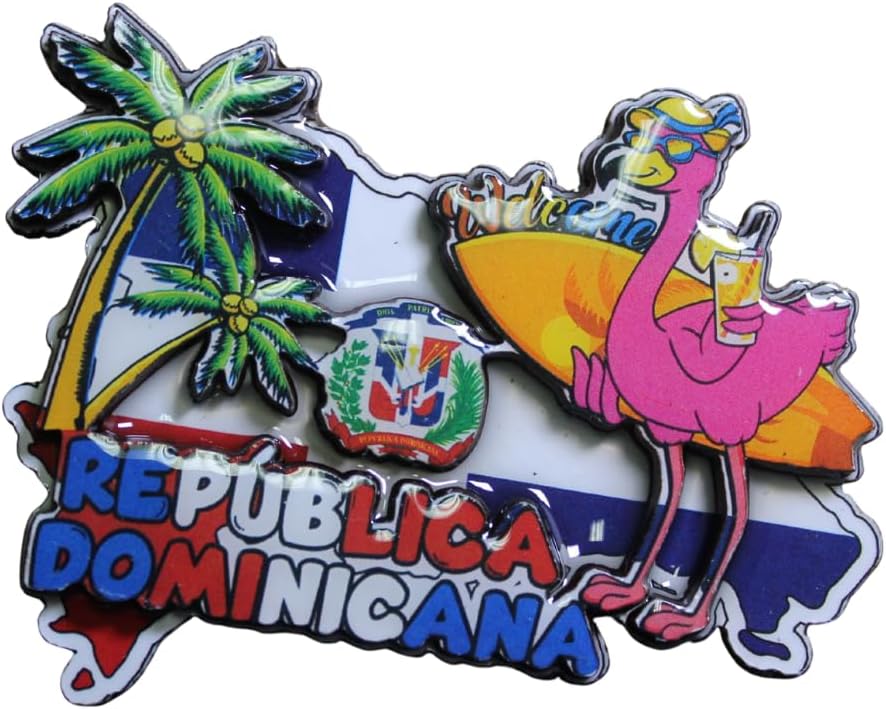 Dominican Resin Fridge Magnet | Amazon