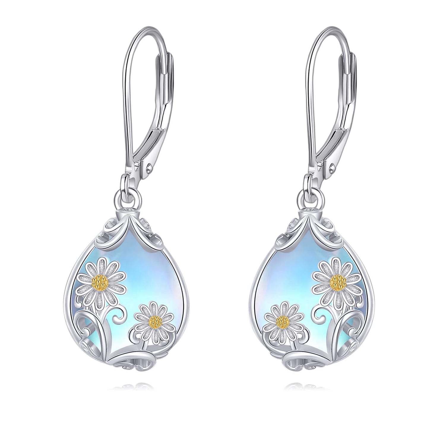 Larimar Teardrop Earrings 925 Silver | Amazon