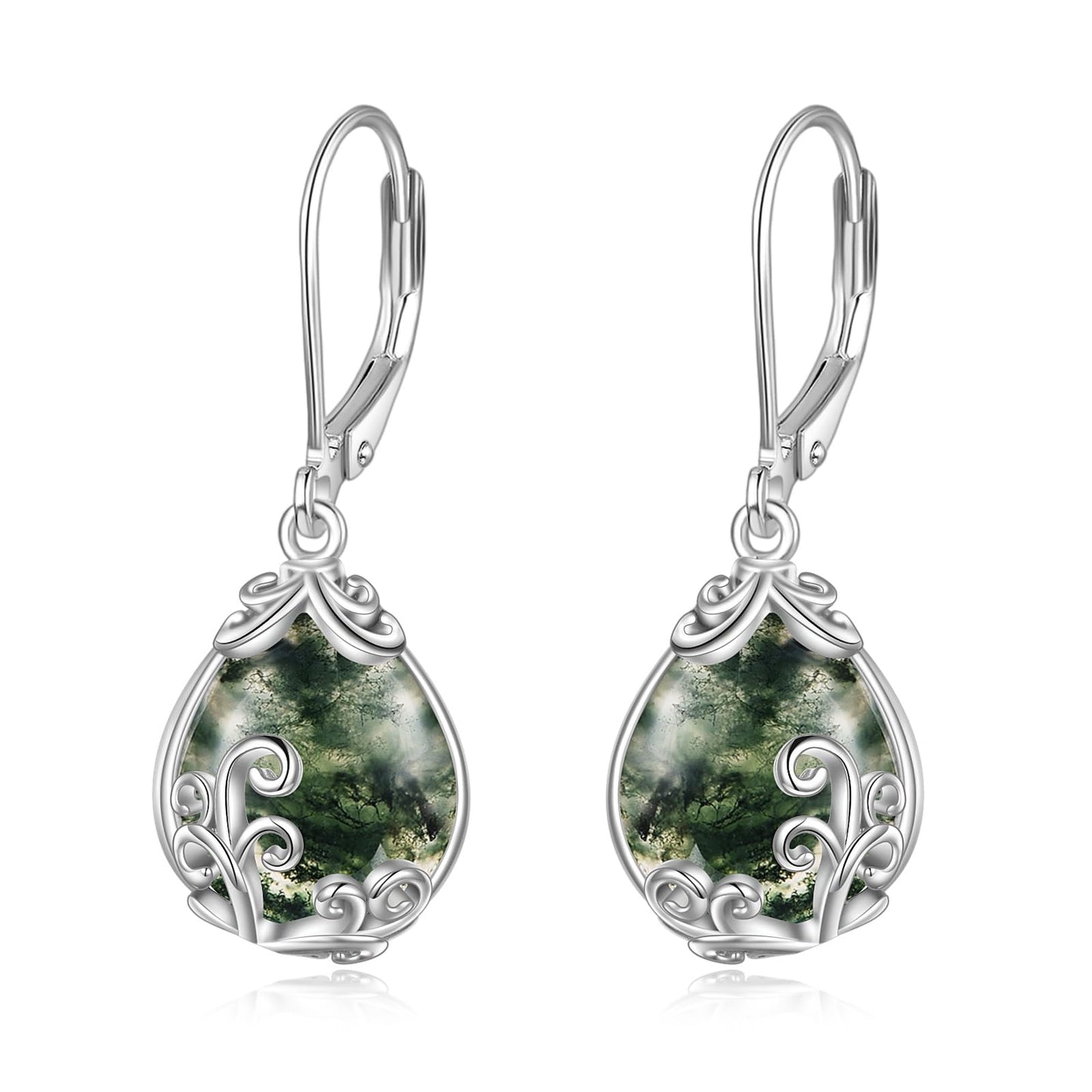 Larimar Teardrop Earrings 925 Silver | Amazon