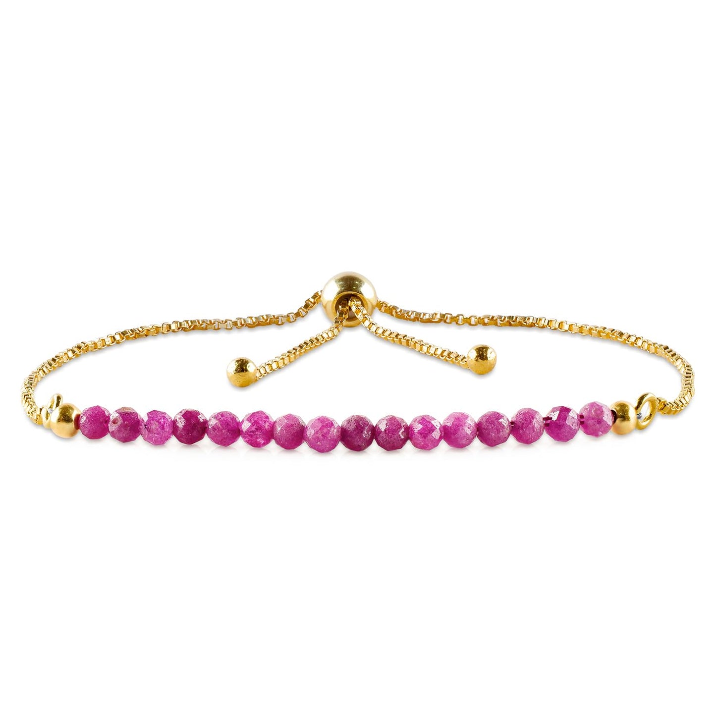 Bracelet coulissant Larimar doré | Amazon