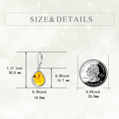 Larimar Teardrop Earrings 925 Silver | Amazon