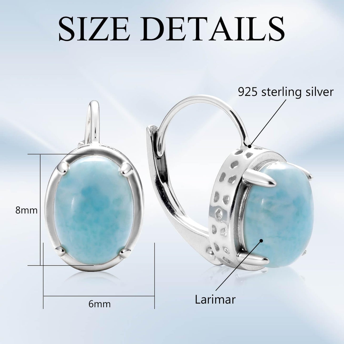 Larimar Dangle Earrings | Amazon