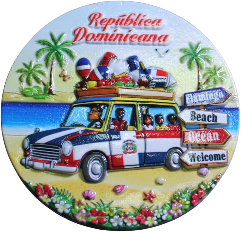 Dominican Resin Fridge Magnet | Amazon