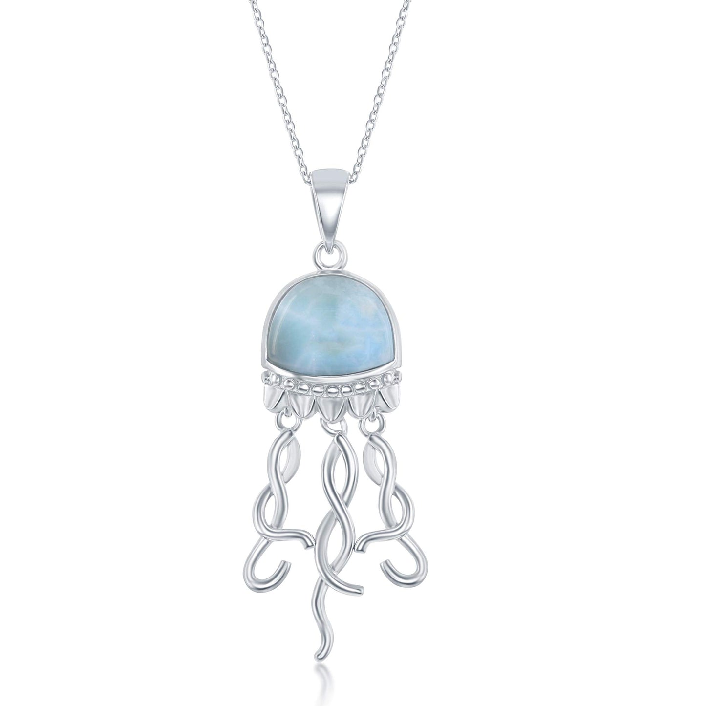 Collana con Palma di Larimar in Argento 925 | Amazon