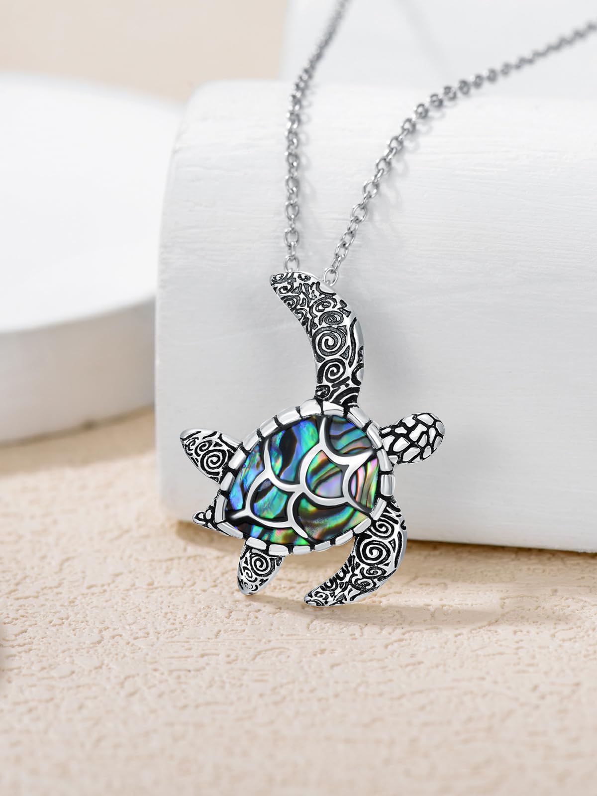 Collana con Tartaruga di Larimar | Amazon