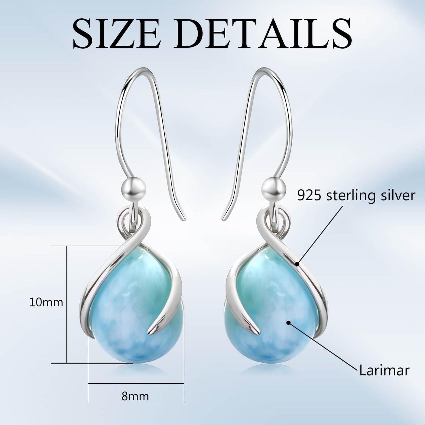 Larimar Dangle Earrings | Amazon