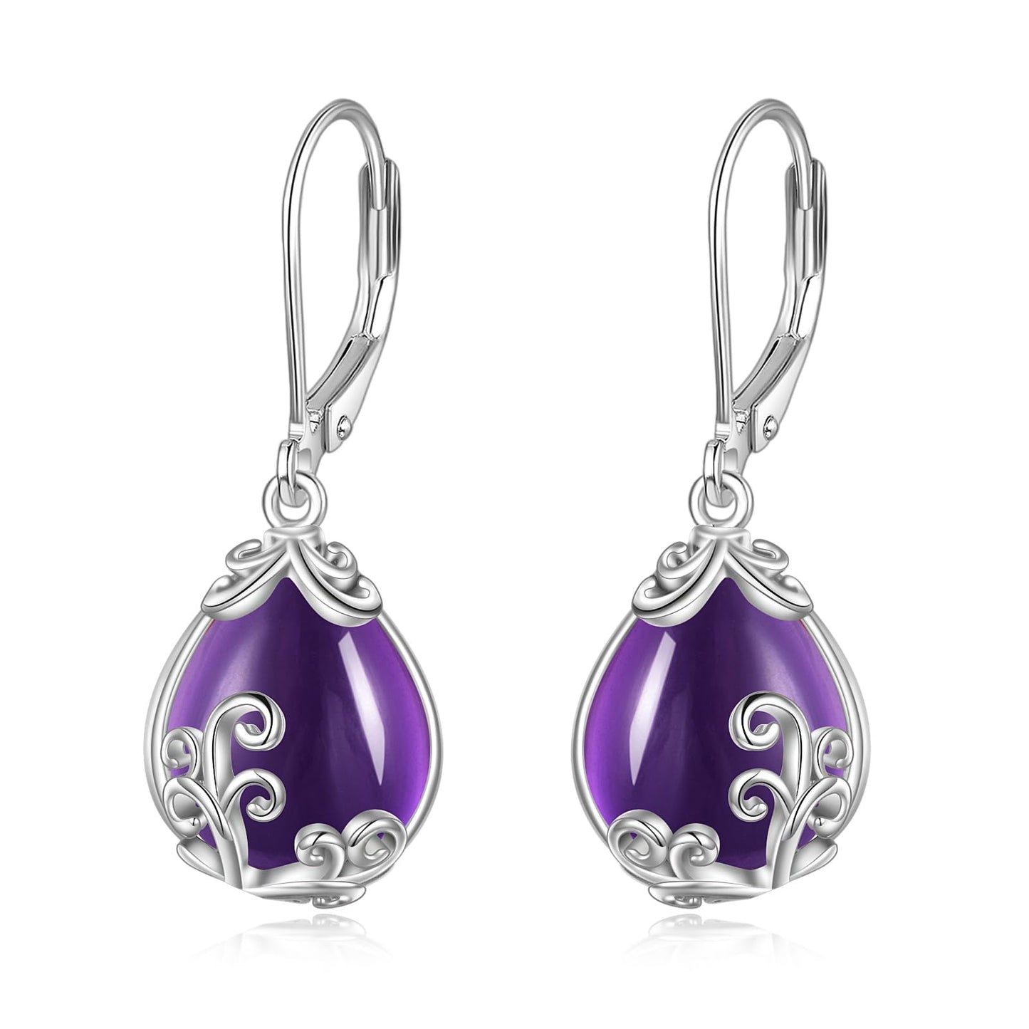 Larimar Teardrop Earrings 925 Silver | Amazon