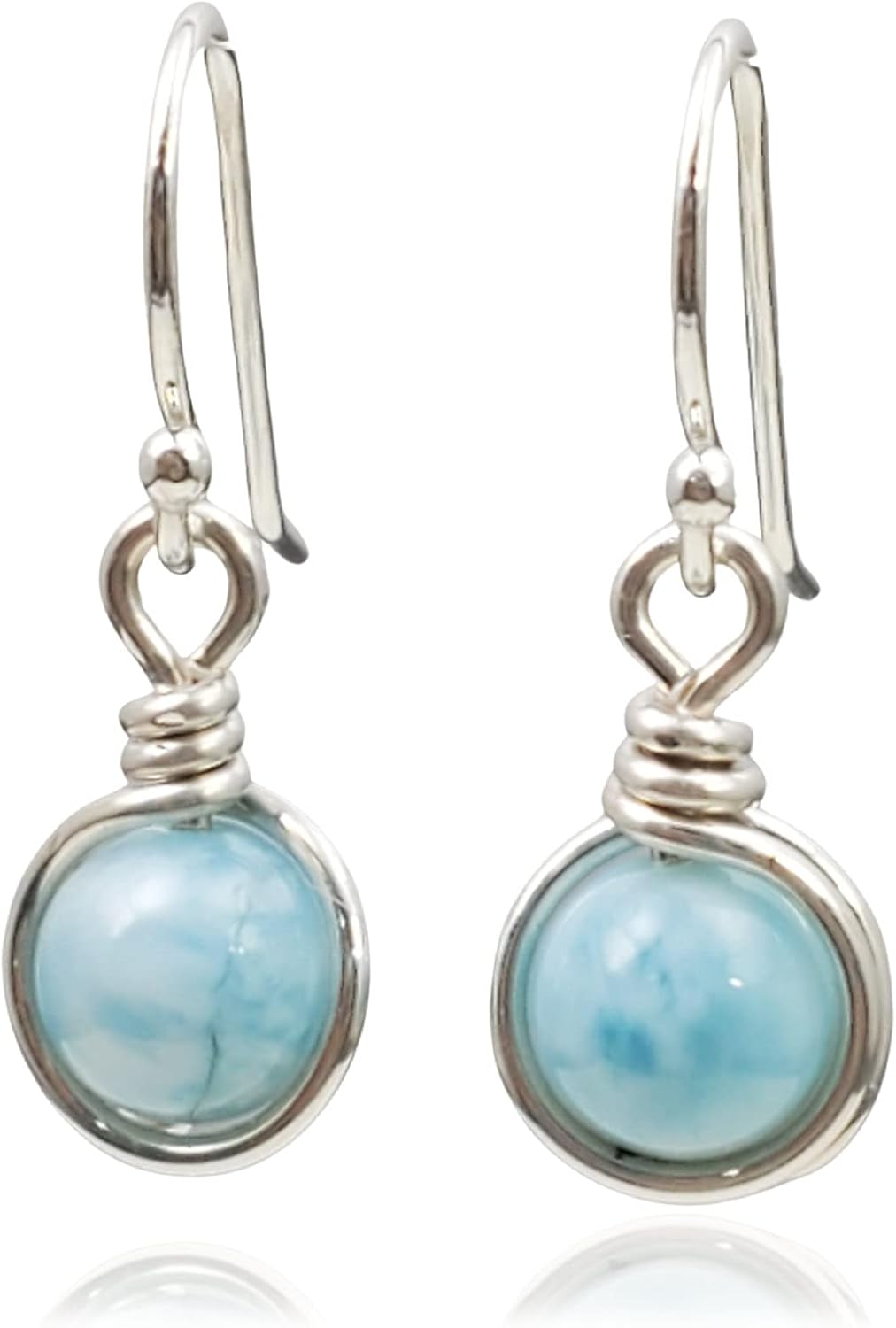 Larimar Drop Earrings 925 Silver | Amazon