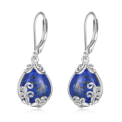 Larimar Teardrop Earrings 925 Silver | Amazon