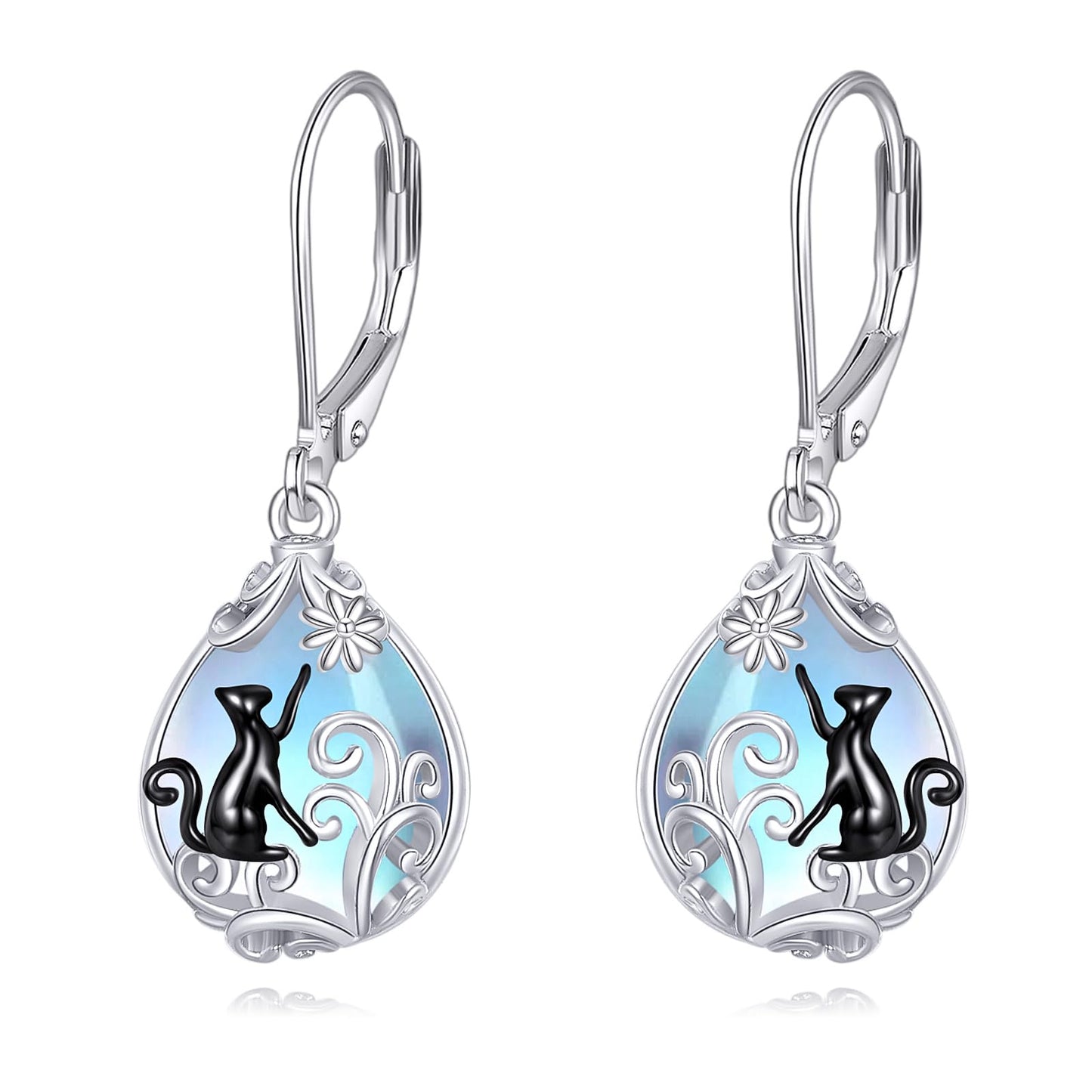 Larimar Teardrop Earrings 925 Silver | Amazon