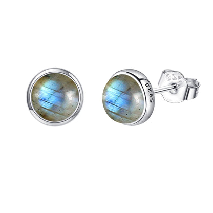 Larimar Stud Earrings 925 Silver | Amazon