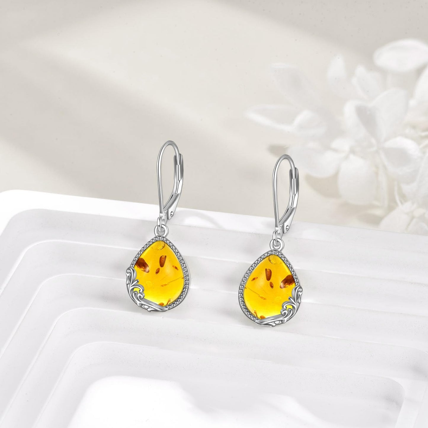 Larimar Teardrop Earrings 925 Silver | Amazon