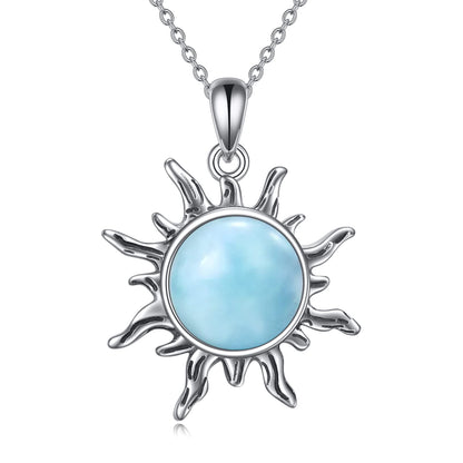 Collana con Sole Larimar | Amazon