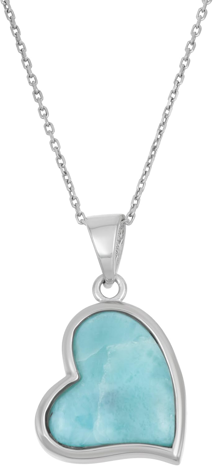 Larimar Pendant Necklace 925 Silver | Amazon