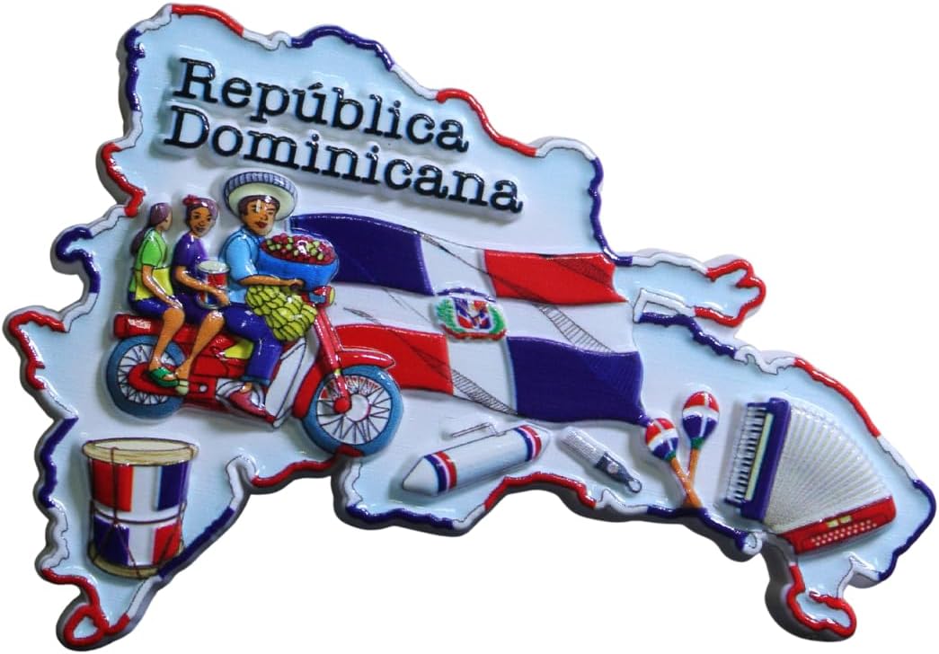 Dominican Resin Fridge Magnet | Amazon