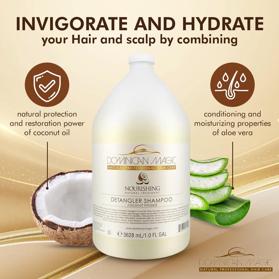 Dominican Magic Coconut Detangler Set | Amazon