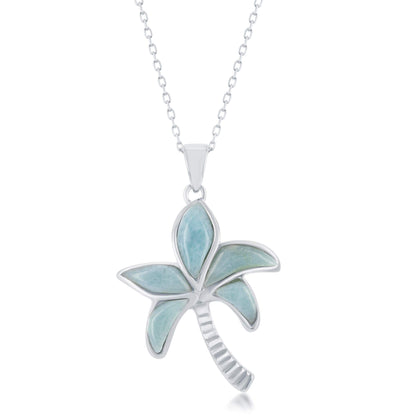Collana con Palma di Larimar in Argento 925 | Amazon