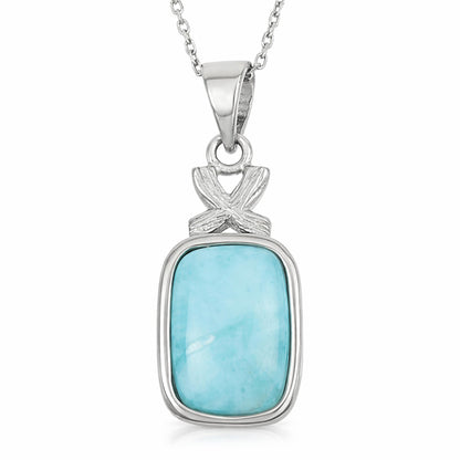 Larimar Pendant Necklace 925 Silver | Amazon