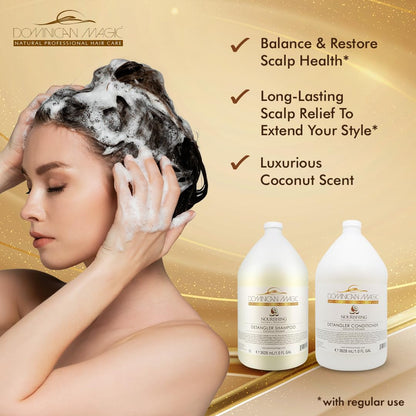 Dominican Magic Coconut Detangler Set | Amazon
