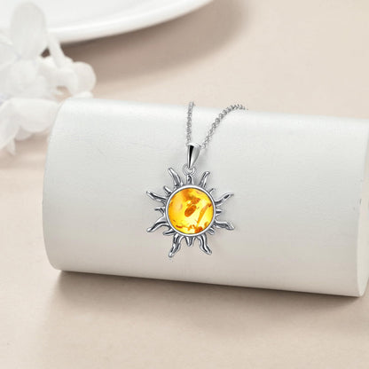 Collana con Sole Larimar | Amazon