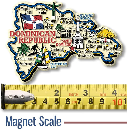 Magnete Mappa 3D Domenicana | Amazon