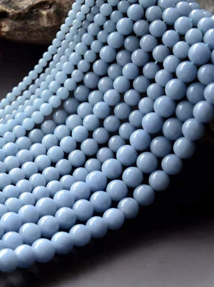Fil de perles de Larimar 10mm | Amazon