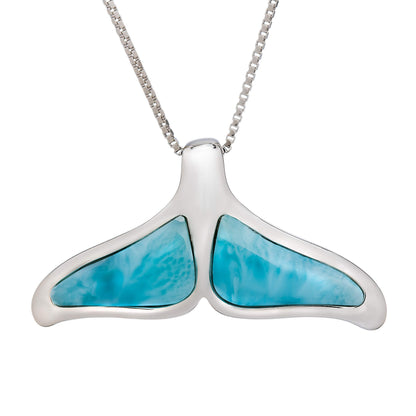 Collana con Coda di Balena di Larimar | Amazon
