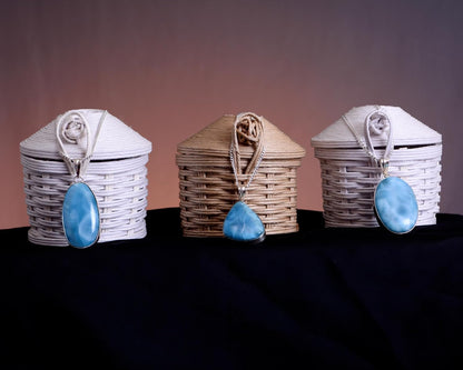 Larimar Jewelry Set 925 Silver | Amazon