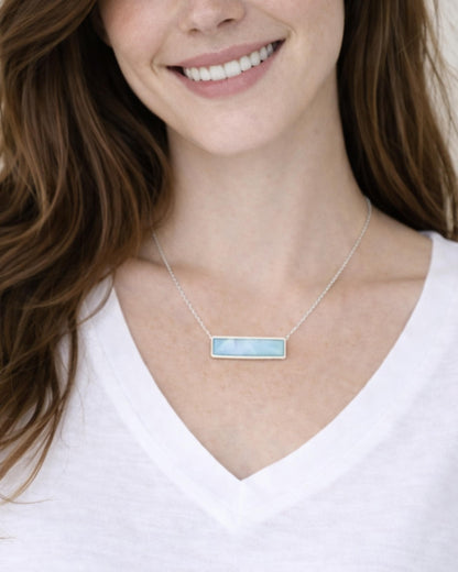 Larimar Pendant Necklace 925 Silver | Amazon