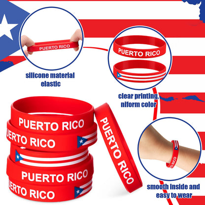 Braccialetti in Silicone della Repubblica Dominicana – 60 Braccialetti da Festa