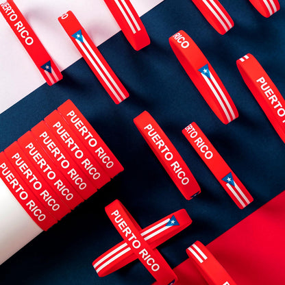 Braccialetti in Silicone della Repubblica Dominicana – 60 Braccialetti da Festa