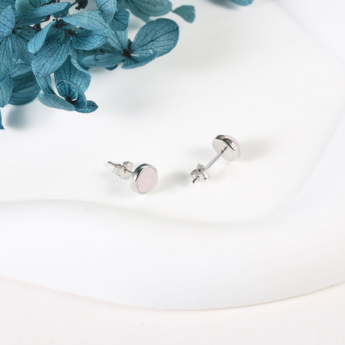 Larimar Stud Earrings 925 Silver | Amazon