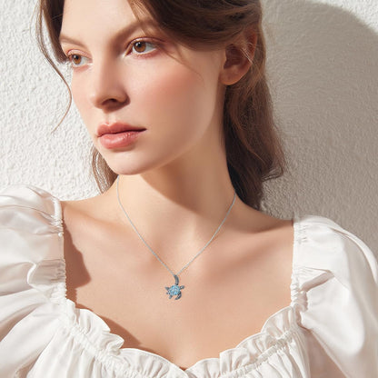 Collana con Tartaruga di Larimar | Amazon