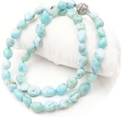 Collana con Perline Larimar 18” | Amazon