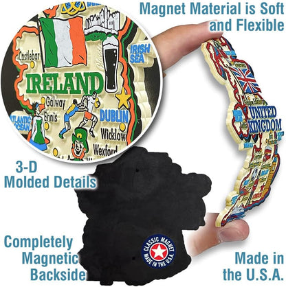 Magnete Mappa 3D Domenicana | Amazon