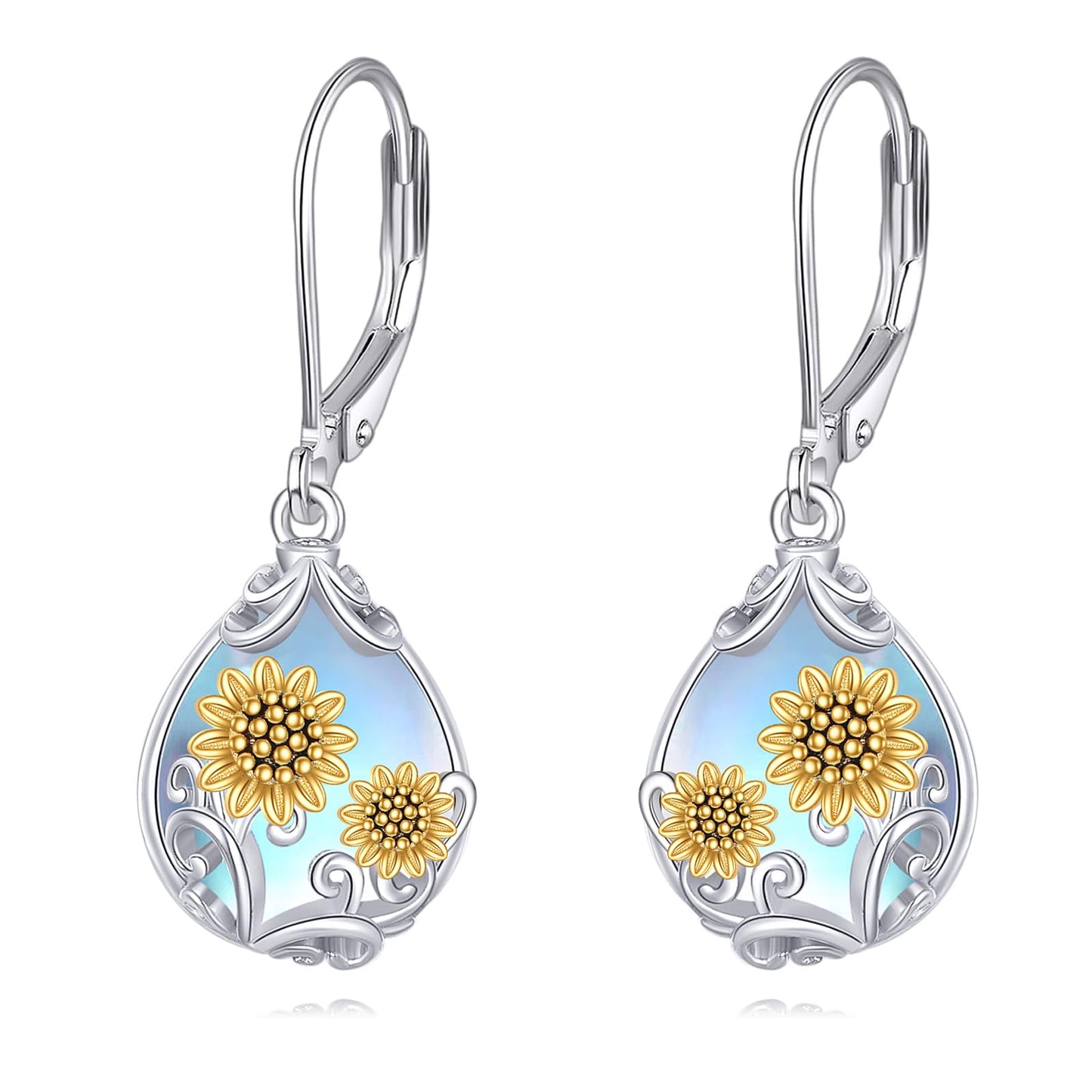 Larimar Teardrop Earrings 925 Silver | Amazon