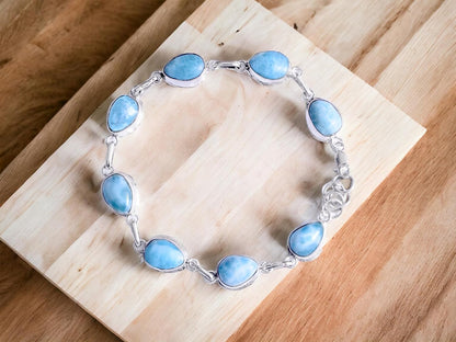 Bracciale Larimar in Argento 925 | Amazon