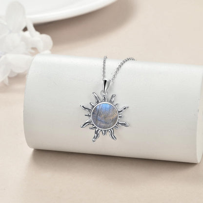 Collana con Sole Larimar | Amazon