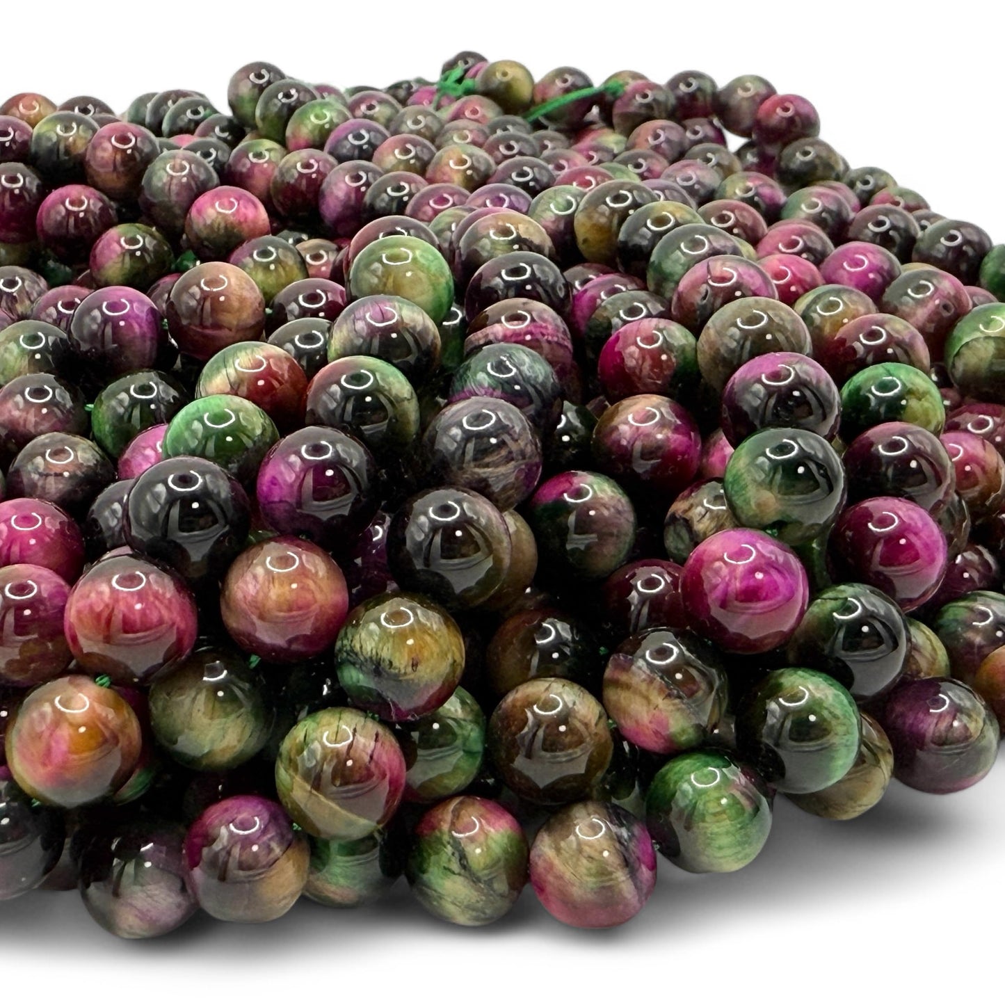 Fil de perles de Larimar 10mm | Amazon